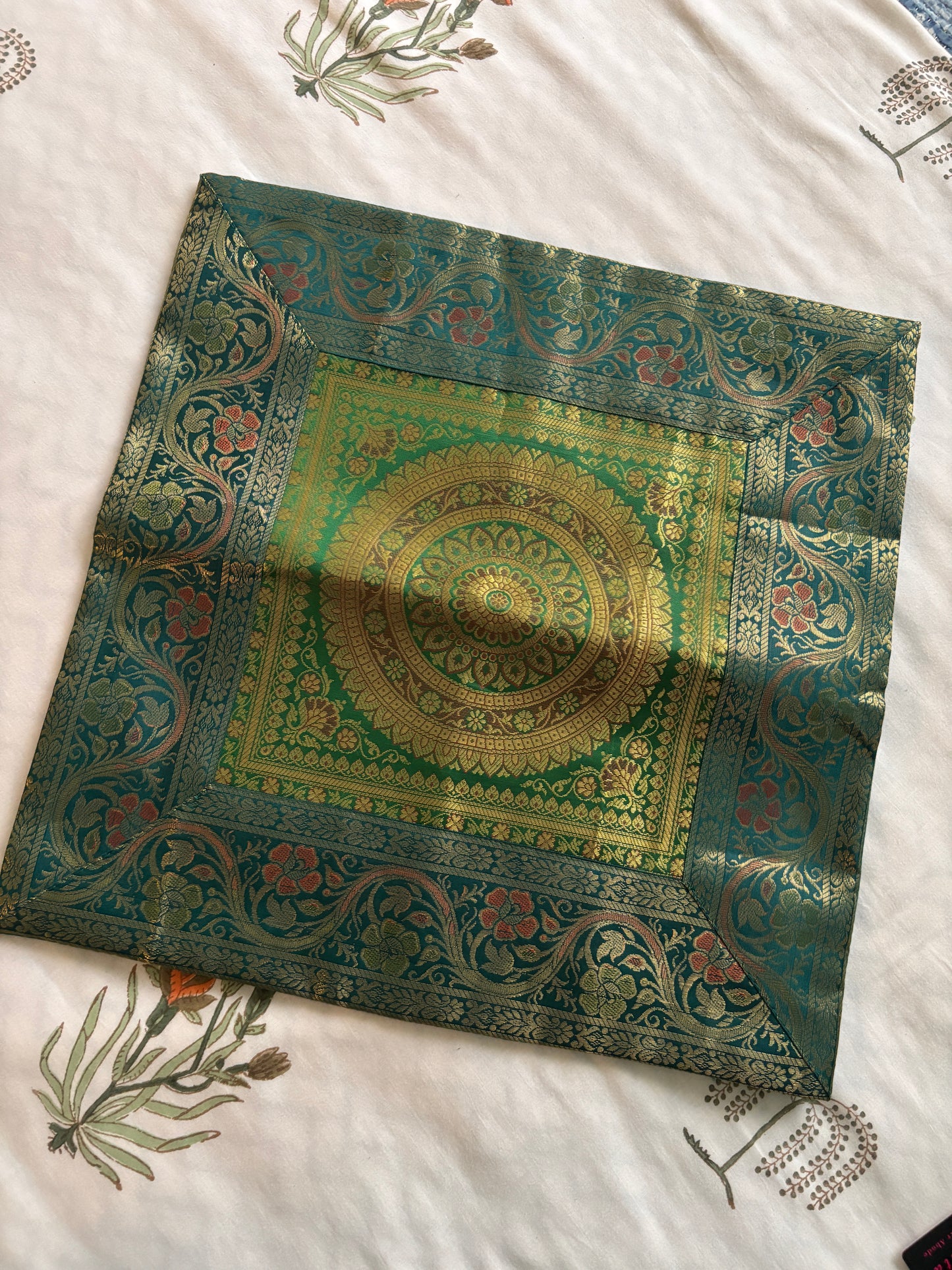 Customized Banarasi Cushion Covers