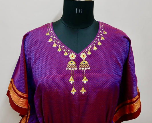 Handpainted Khun Kaftan -SKU / BHK 1