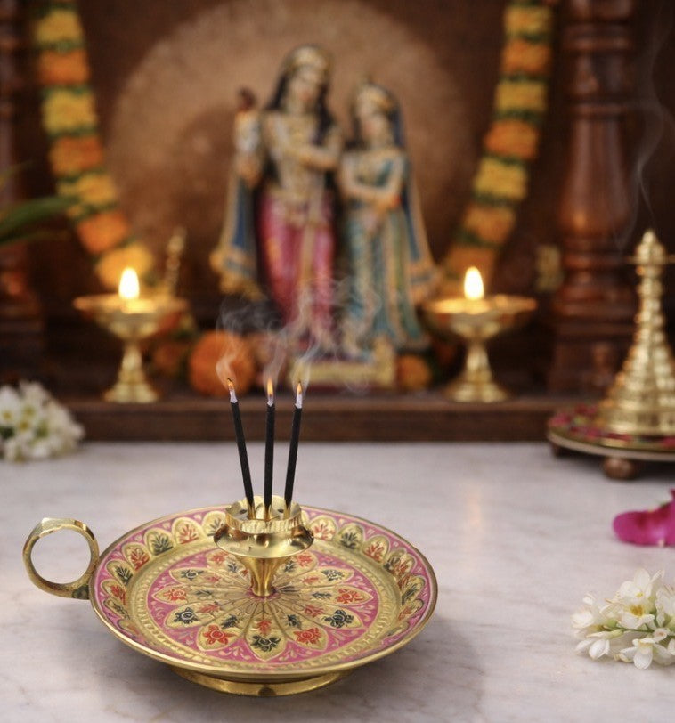 Meenakari Agarbathi Holder