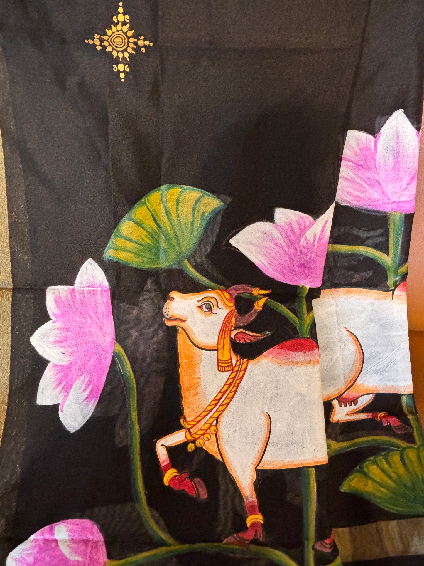 Hand Painted Patachitra Duppatta- SKU / BPD 1