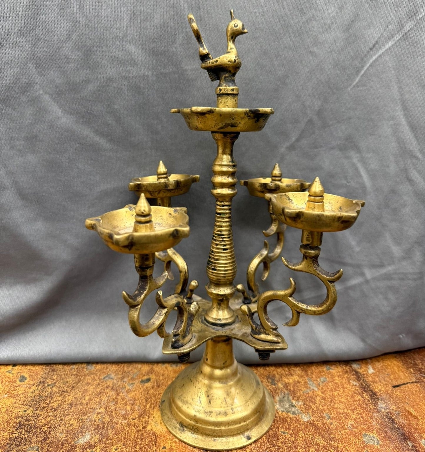 Vintage Layered Diya