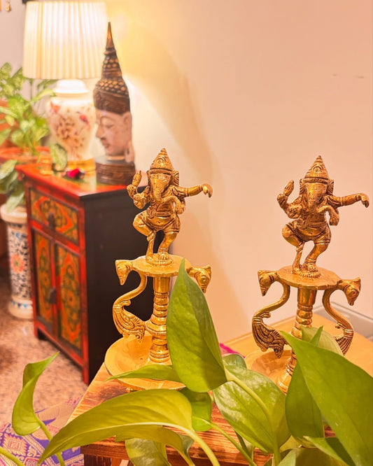 Dancing Ganesha Diya