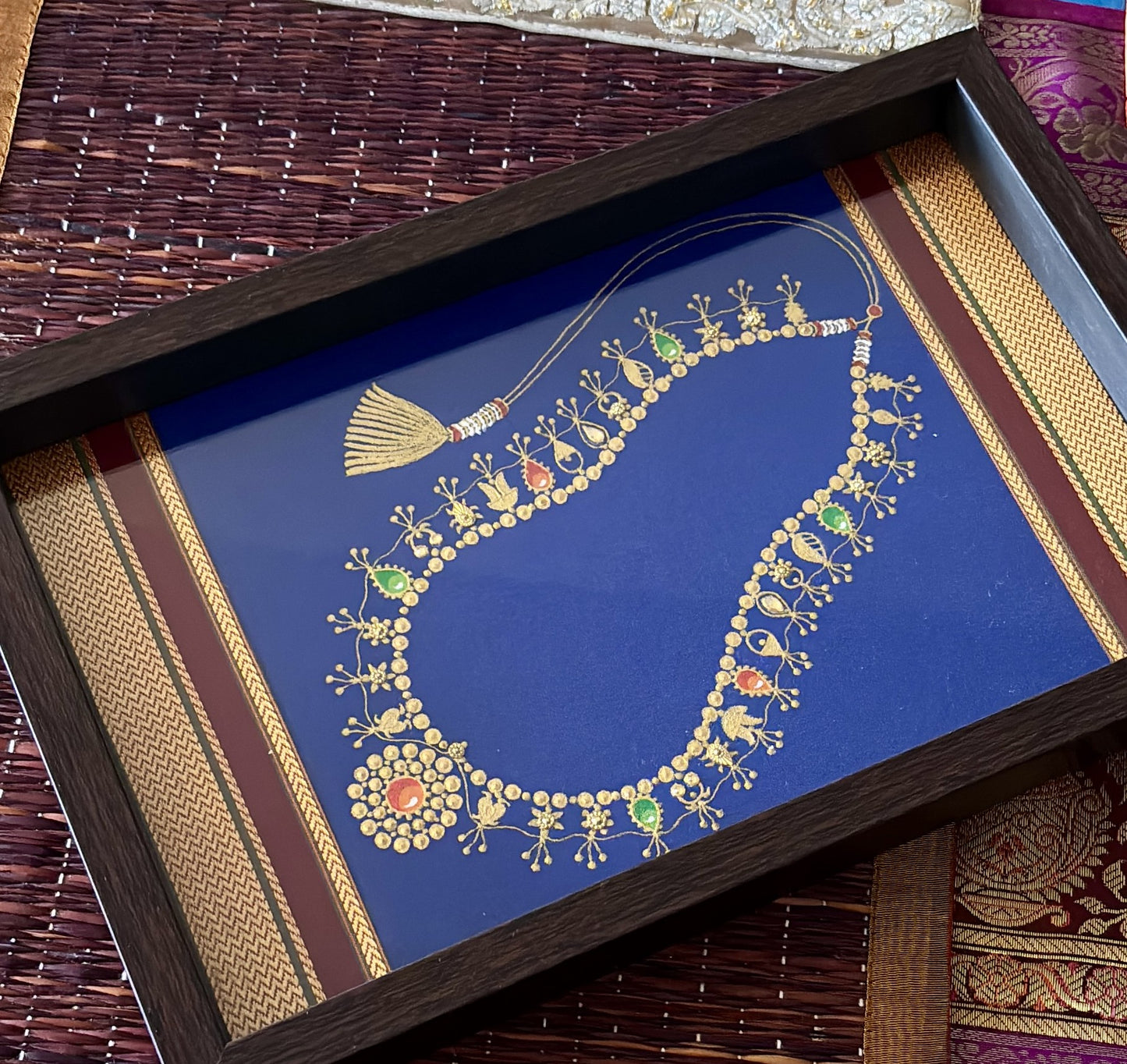 Hand painted Khun Tray