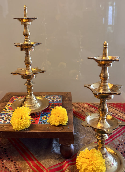Layered Diya - 10"