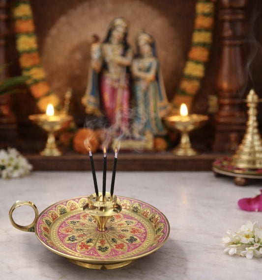 Meenakari Agarbathi Holder