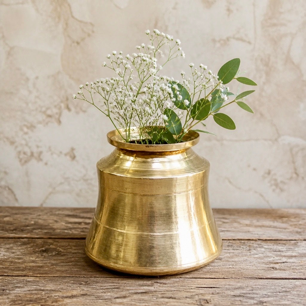 Vintage Tall Open Mouth Planter