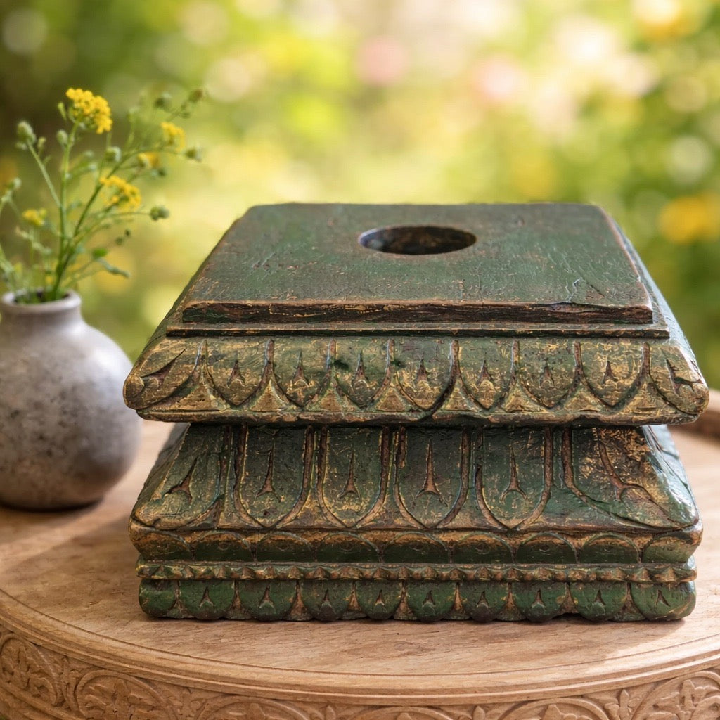 Vintage Wooden Pedestal